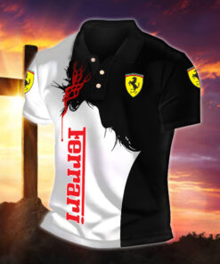 Alternative view of Ferrari Poloshirt