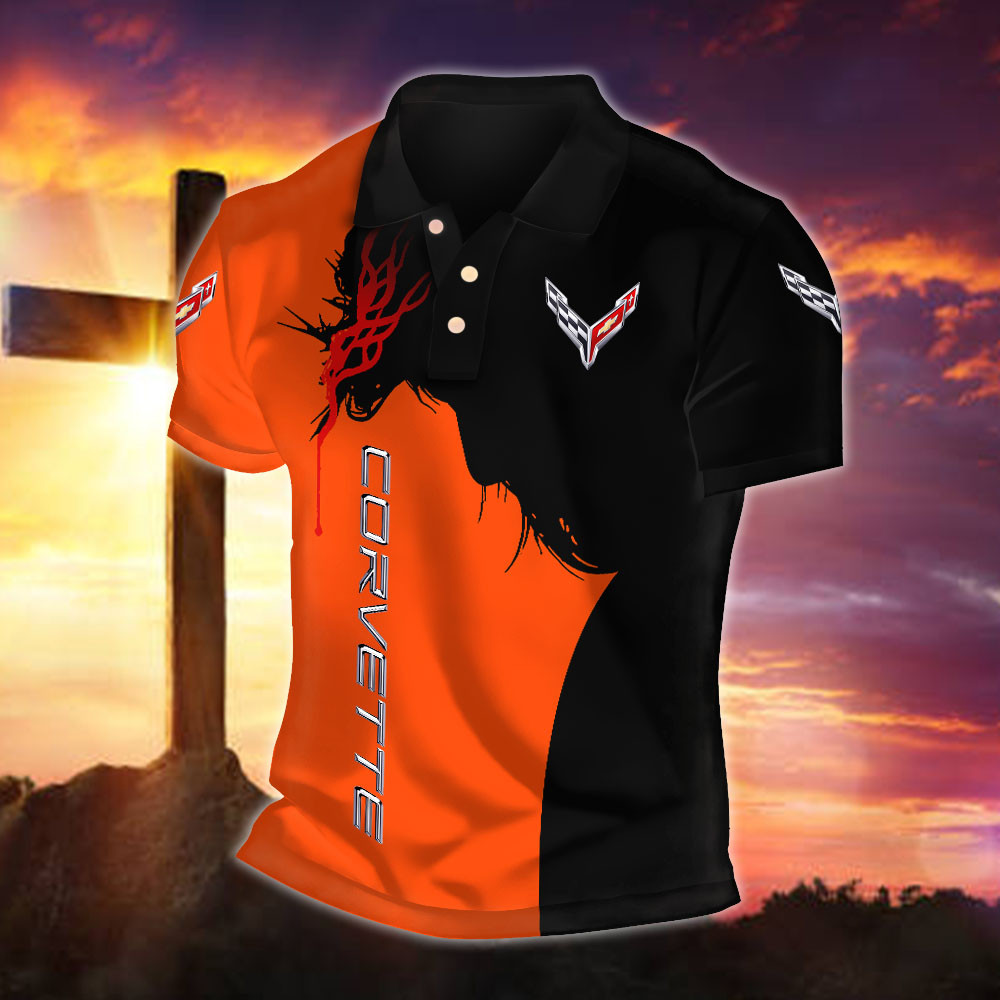 Corvette C8 Poloshirt – Bild 6