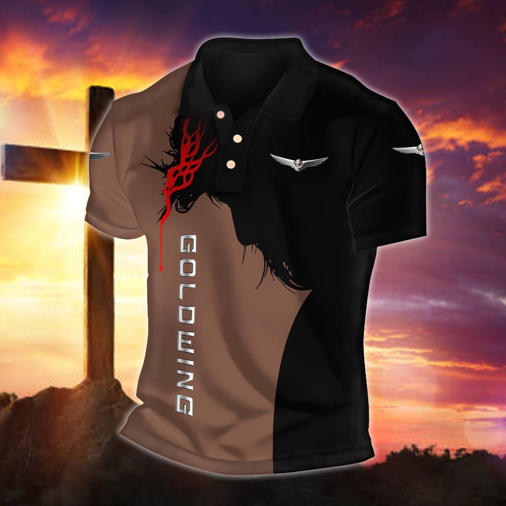 Honda Gold Wing Poloshirt – Bild 7