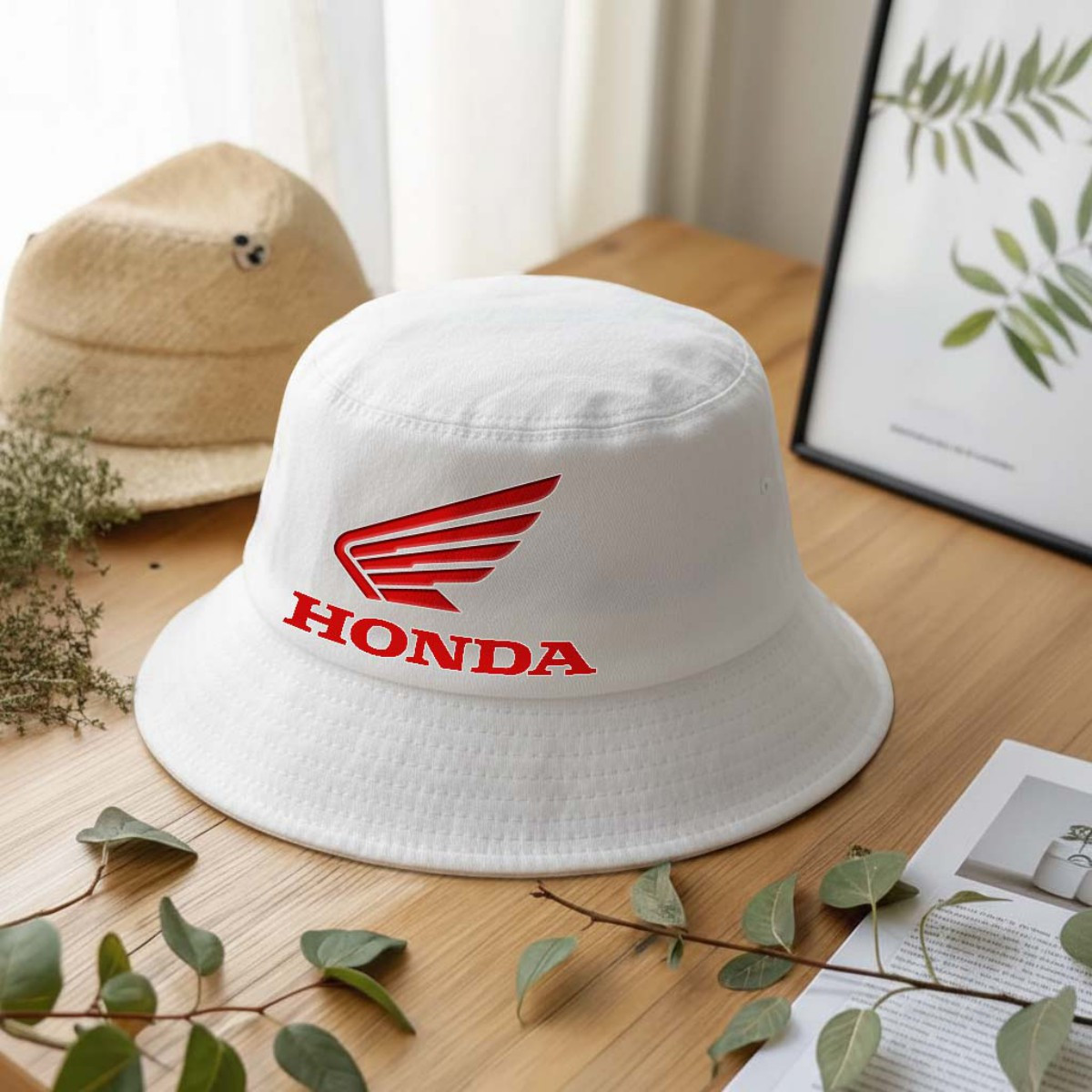 Honda Motorcycle Anglerhut | Bucket Hat – Bild 3