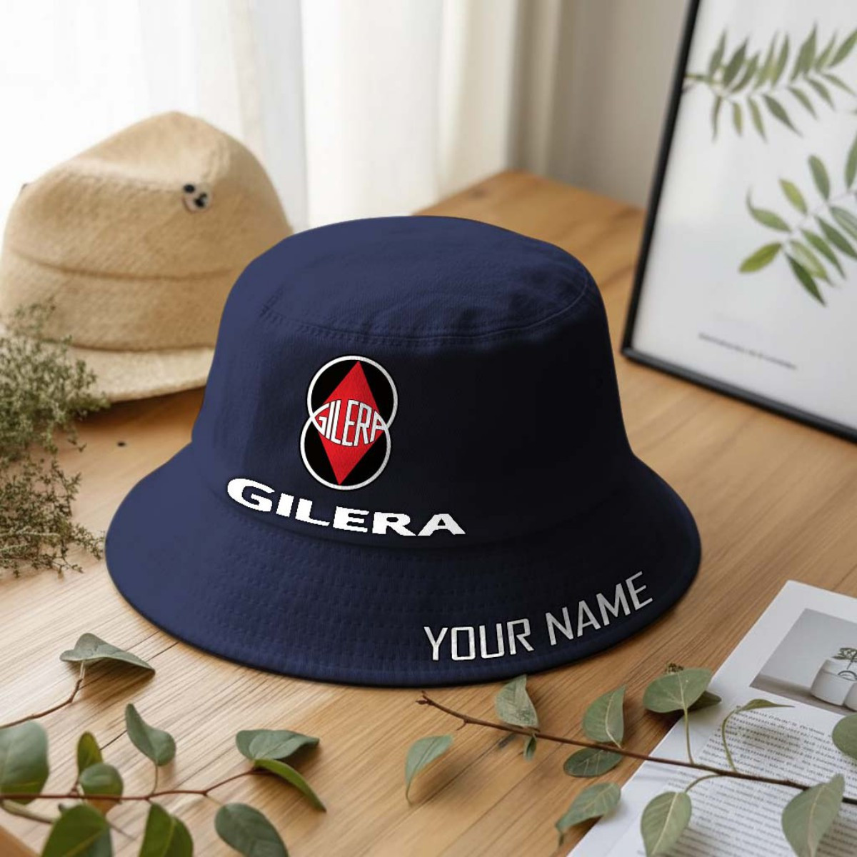 Gilera Motorcycles Anglerhut | Bucket Hat – Bild 5