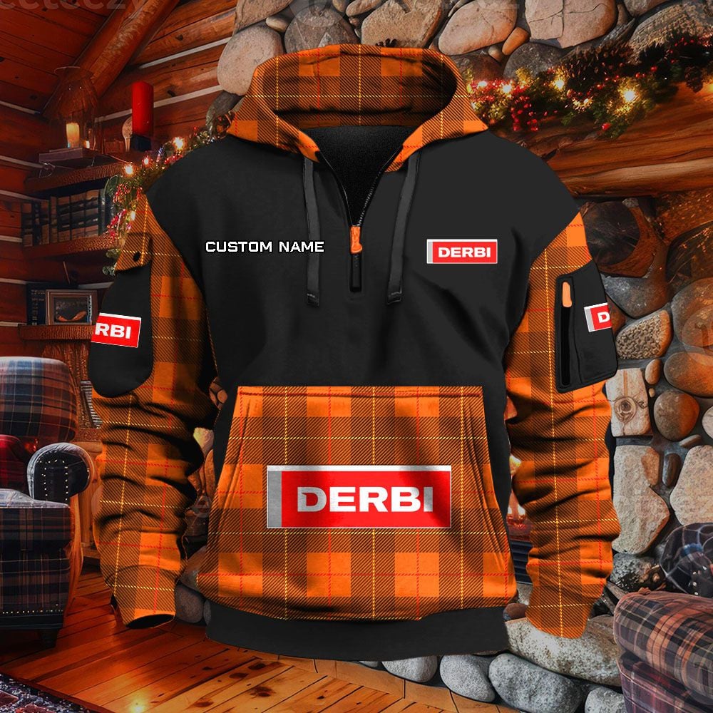 Derbi Motorcycles Hoodie – Bild 8