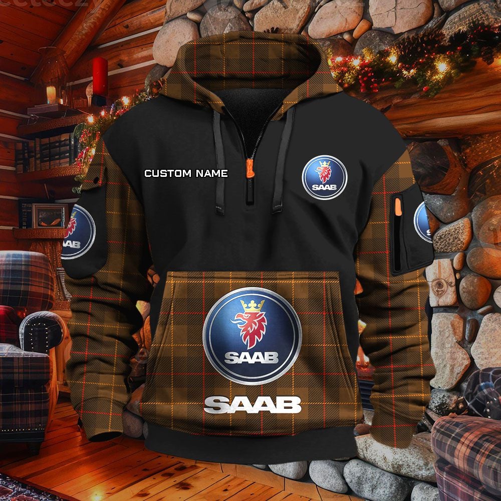 Saab Automobile Hoodie – Bild 5