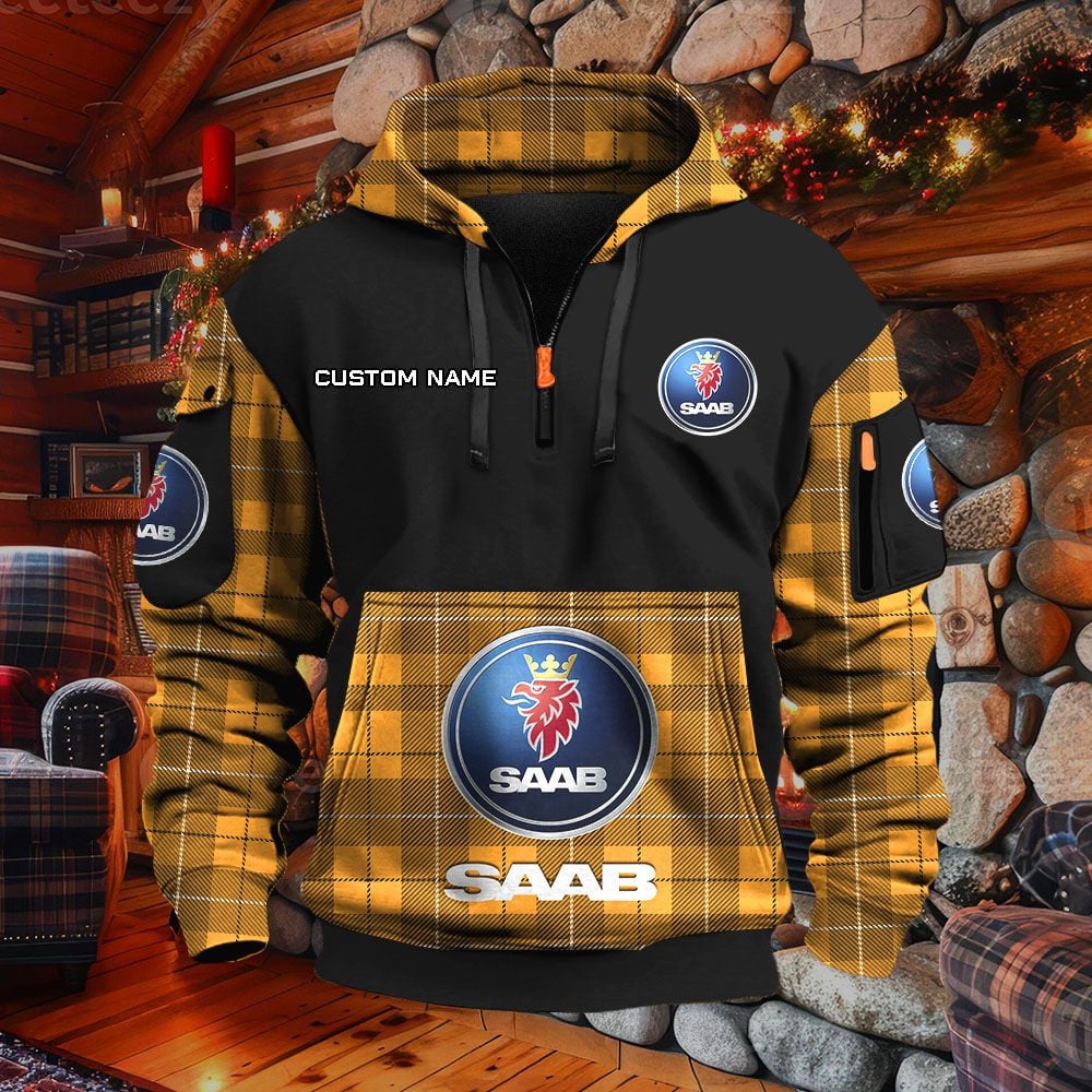 Saab Automobile Hoodie – Bild 9