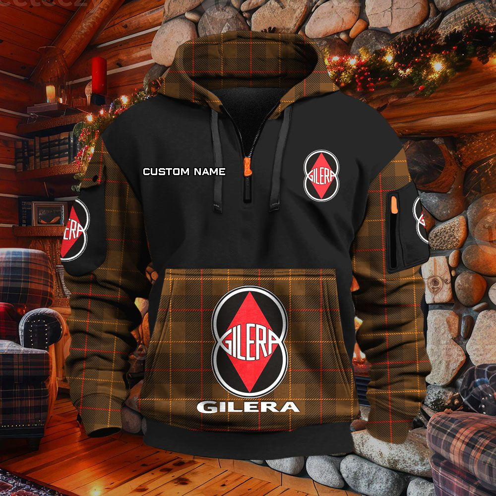 Gilera Motorcycles Hoodie – Bild 4