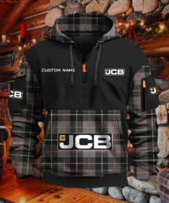 Alternative view of JCB Agricultural Tractors Hoodie